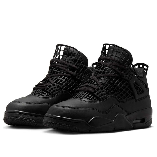(WMNS) Air Jordan 4 Retro 'Net Black'