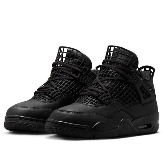 (WMNS) Air Jordan 4 Retro 'Net Black'